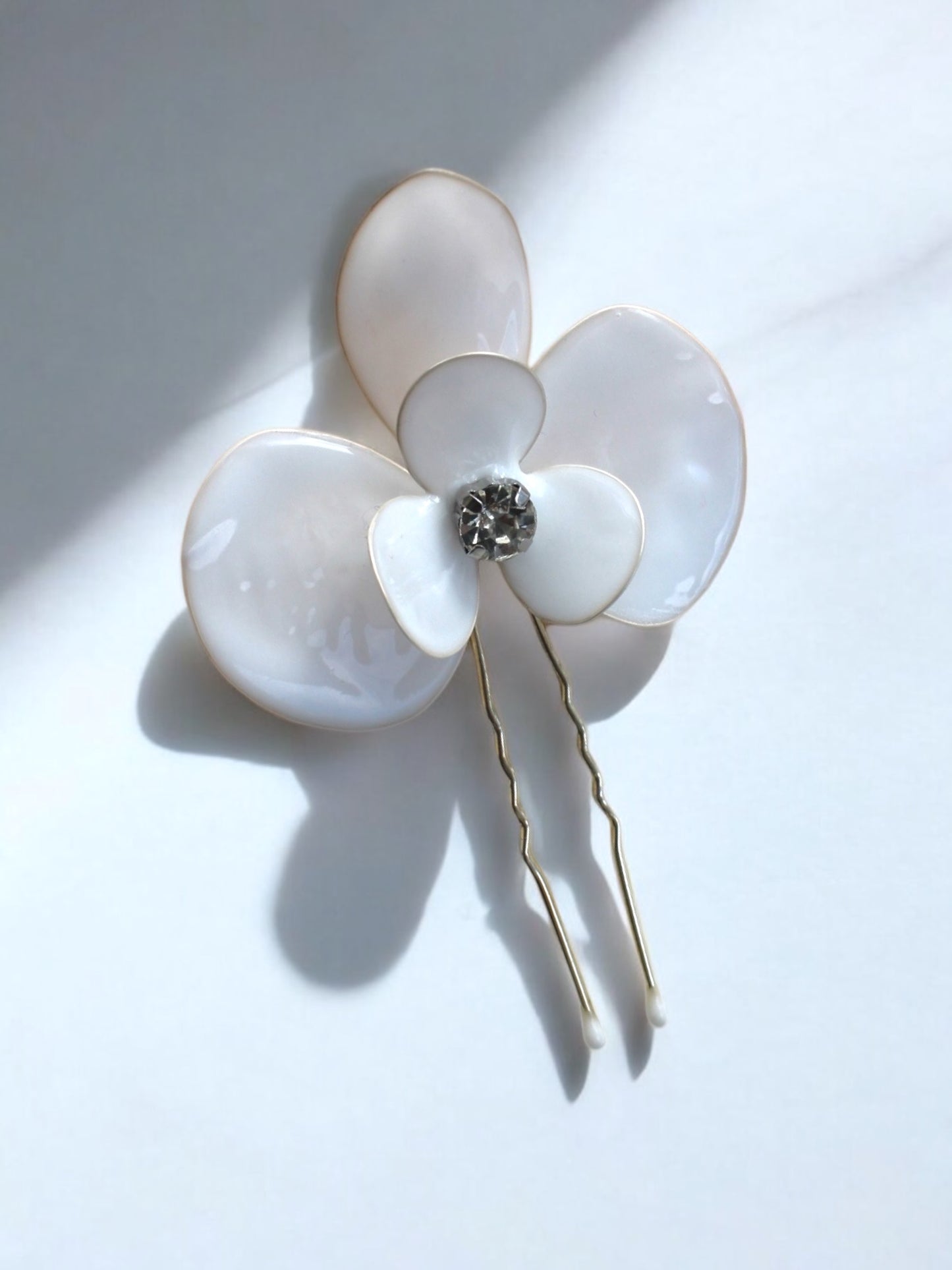 "Minimalist Orchid" Hair Clip