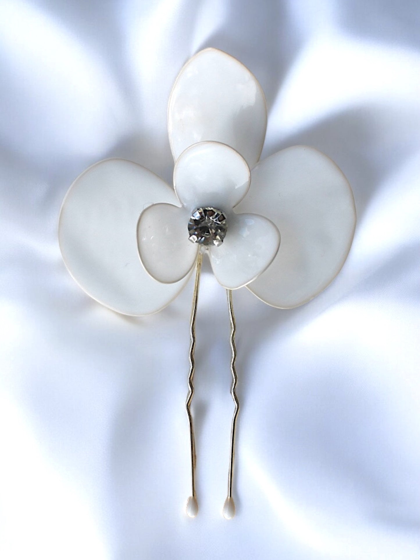 "Minimalist Orchid" Hair Clip