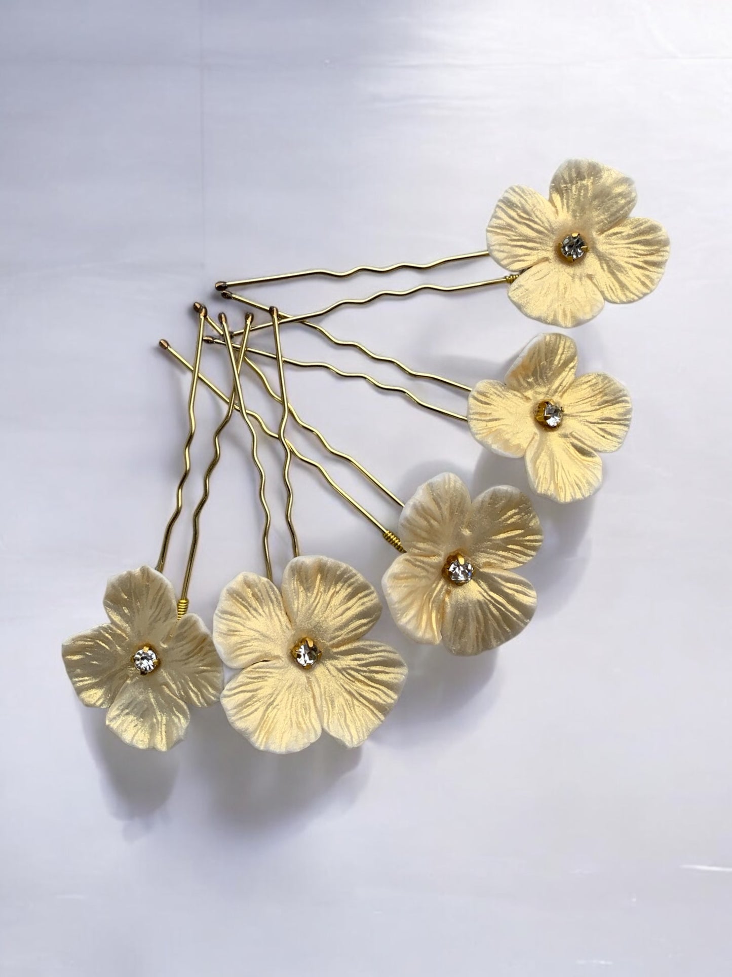 Juego de 5 horquillas "Kyoto Gold"