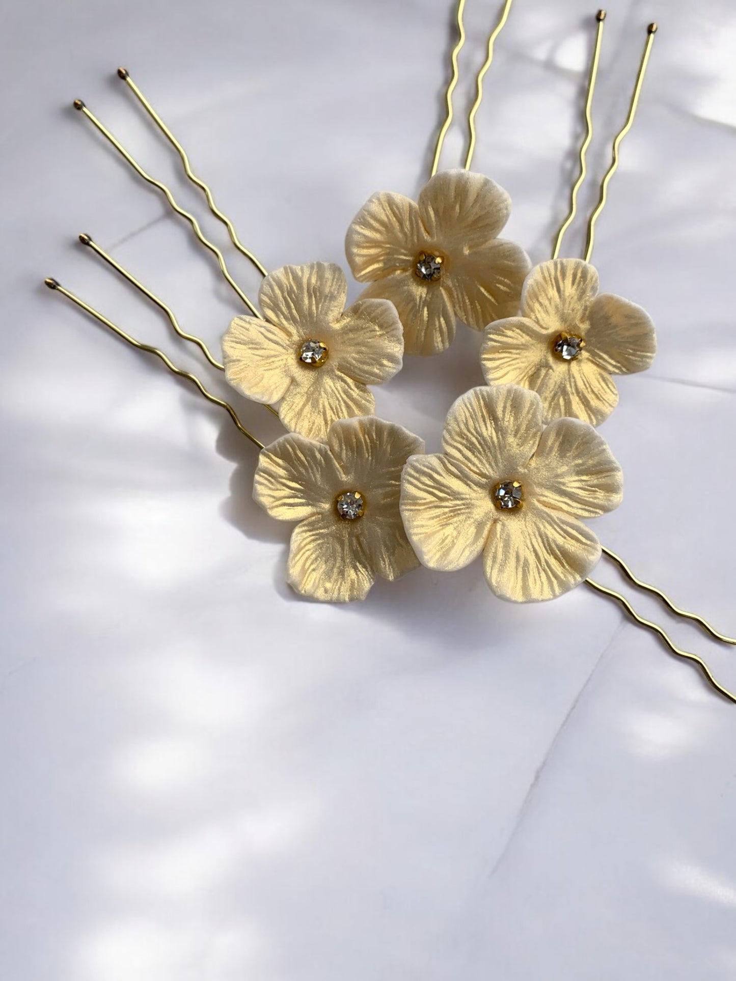 Juego de 5 horquillas "Kyoto Gold"