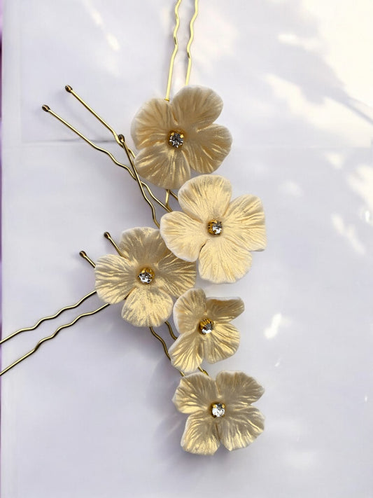 Set of 5 Hooks "Kyoto Gold"